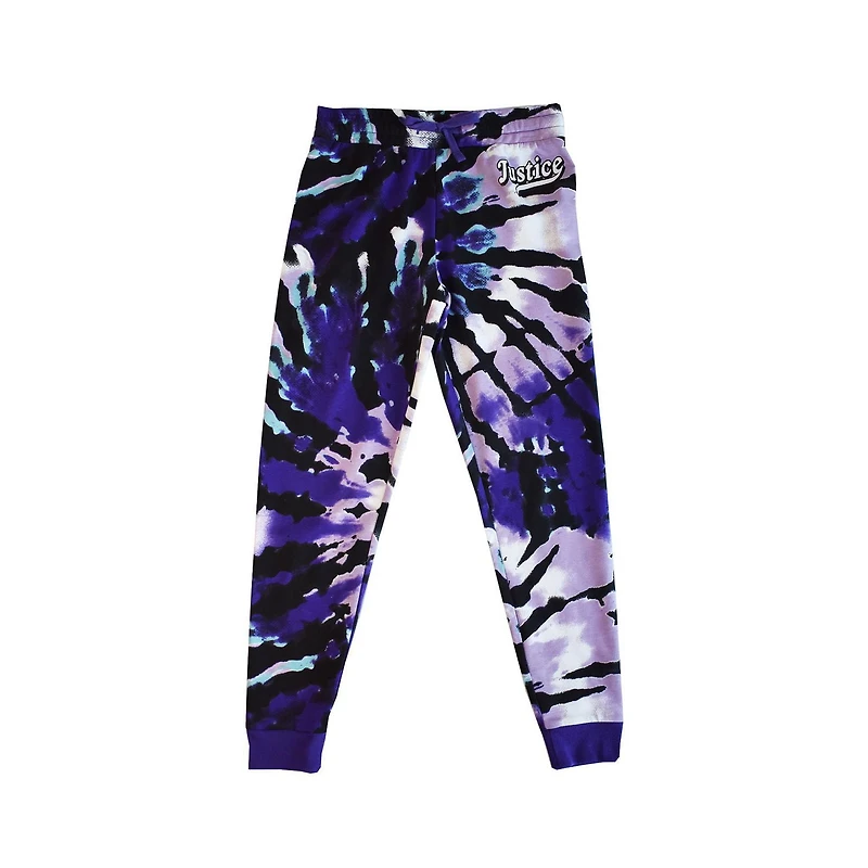 Girls Justice Purple Swirl Joggers
