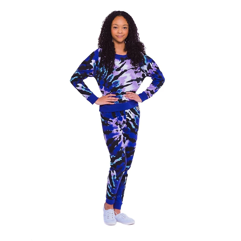 Girls Justice Purple Swirl Joggers