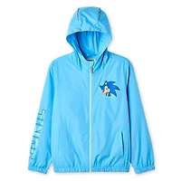Sonic The Hedgehog Boys' Hooded Windbreaker