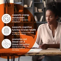 Youtheory Vitamin B12B6 Gummies, 30 mg or 1000 mg, Zero Sugar, Raspberry, 60 Count