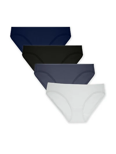 Fruit of the Loom Women’s Breathable Bikinis, 4-Pack