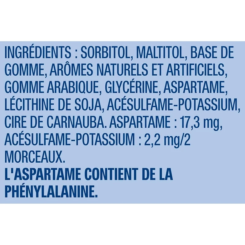 EXCEL, Winterfresh Flavoured Sugar Free Chewing Gum, 12 Pieces, 1 Pack, 4 Packs, 12 Pellets/Pack