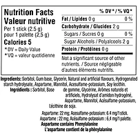 Gomme à mâcher 5 Ascent, menthe glacée, sans sucre, format individuel, 15 palettes 1 emballage, 15 palettes