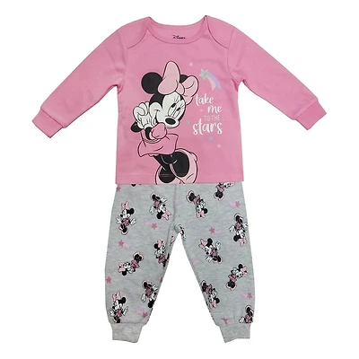 Disney Minnie Mouse pyjamas pour filles ensemble 2pièces