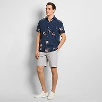 CHEMISE DE CAMP IMPRIMÉE SS ORCHID