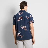 CHEMISE DE CAMP IMPRIMÉE SS ORCHID