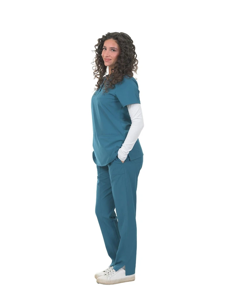 Pantalon à jambe droite Greentown Canada Scrubs (Zinnia 6218-1049