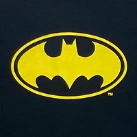 Batman Boy's basic tee shirt. This boys crew neck tee shirt has short sleeves and a trendy print and, Sizes XS to XL