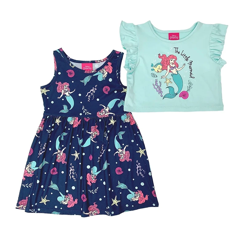 Disney Ariel ensemble de robe pour filles "2 Façons De Me Porter!"