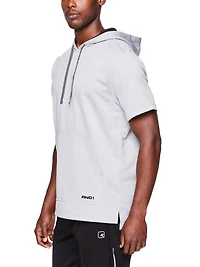 AND1 Men's Three Pointer Short Sleeve Hoodie