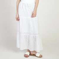 Bloom Girl, Embroidered Eyelet Maxi Sizes XS-XL