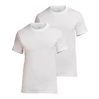 Stanfield's Premium 100% Coton T-shirts à encolure ras du cou pour hommes - Emballages de 2
