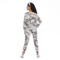Pyjama 3 pièces en hacci avec bandeau Justice pour filles