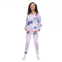 Pyjama 2 pièces avec manchettes Justice pour filles