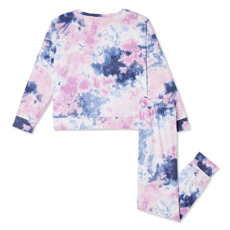 Pyjama 2 pièces avec manchettes Justice pour filles