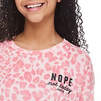 Pyjama 2 pièces avec manchettes Justice pour filles