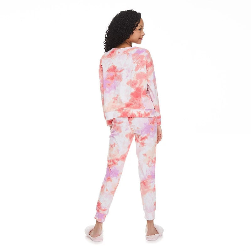 Pyjama 2 pièces avec manchettes Justice pour filles