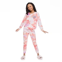 Pyjama 2 pièces avec manchettes Justice pour filles