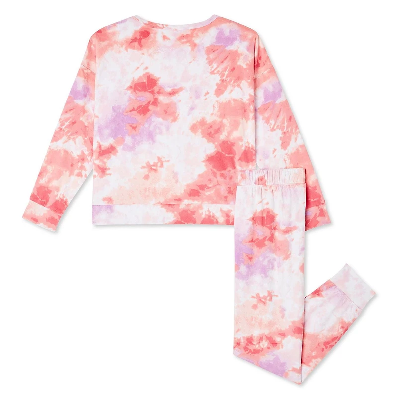 Pyjama 2 pièces avec manchettes Justice pour filles
