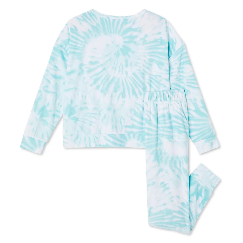 Justice Girls' Cuffed Pajamas 2-Piece Set