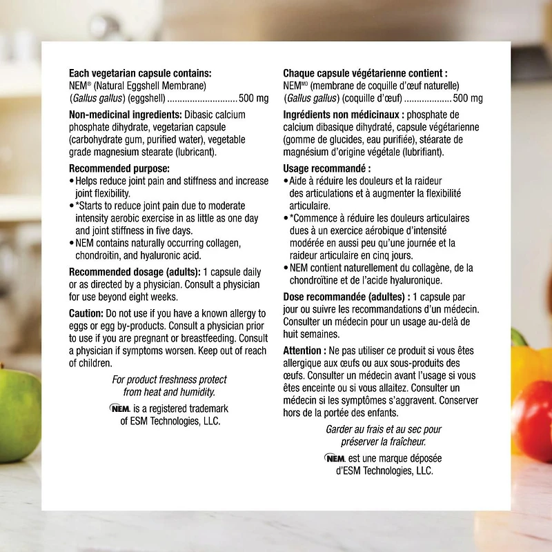 Webber Naturals® Super NEM® Natural Eggshell Membrane