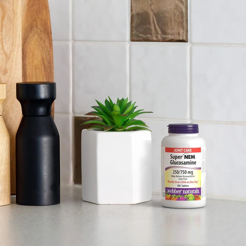 Webber Naturals® Glucosamine with NEM 750/250 mg, 180 TABLETS