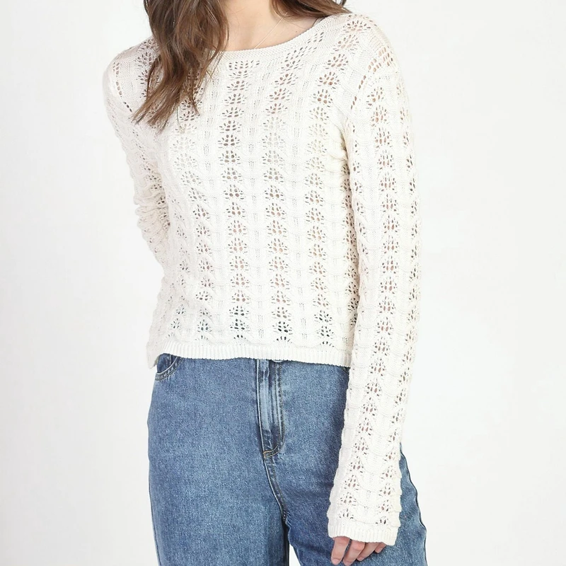 Bloom Girl Crochet Sweater Sizes XS-XL