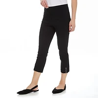 Penmans Women's Pull-On Capri with Buttons