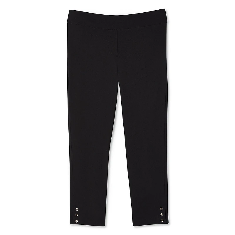 Penmans Women's Pull-On Capri with Buttons