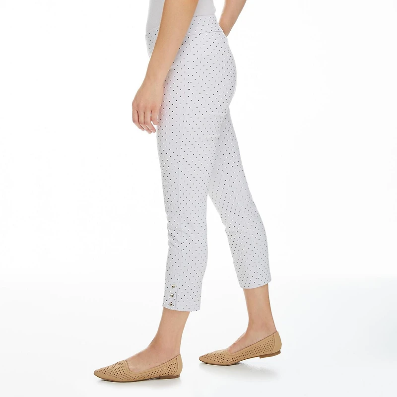 Capri enfilable imprimé avec boutons Penmans pour femmes