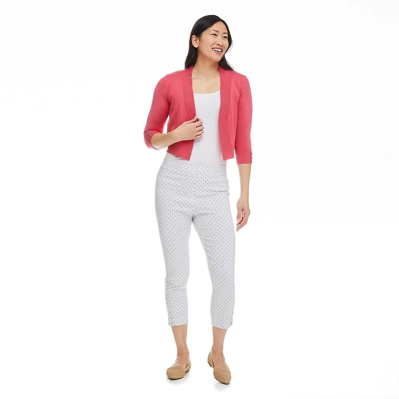 Capri enfilable imprimé avec boutons Penmans pour femmes