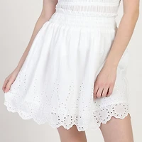 Bloom Girl Jupe à œillets smockés Tailles TP TG