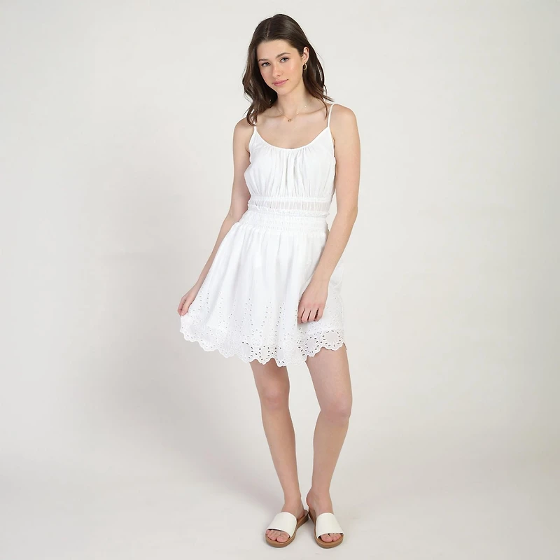 Bloom Girl Jupe à œillets smockés Tailles TP TG