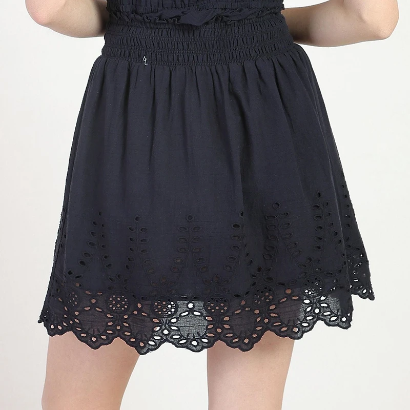 Bloom Girl Smocked Eyelit Skirt Sizes XS-XL