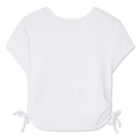 Haut à encolure en V et ruché sur les côtés My Sister’s Closet pour filles