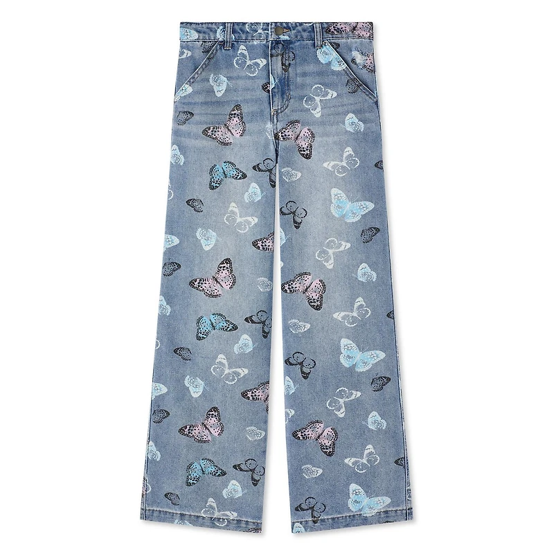 Jean utilitaire large à la jambe My Sister’s Closet pour filles