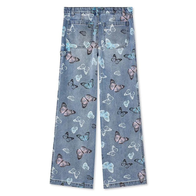 Jean utilitaire large à la jambe My Sister’s Closet pour filles
