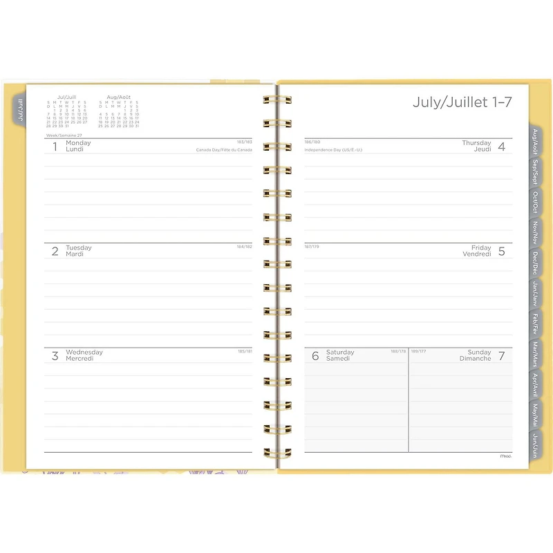 Mead 15M Bee Lavender Small Planner