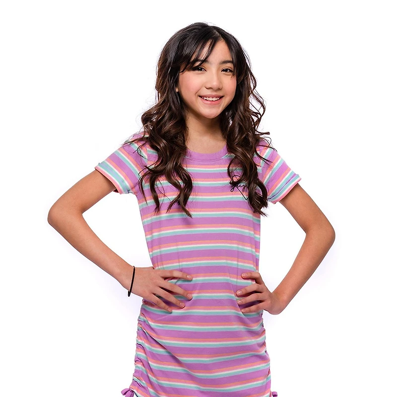 Robe mi-longue Justice Love pour fille