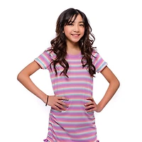 Robe mi-longue Justice Love pour fille