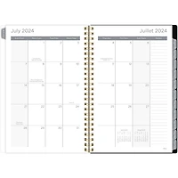 Mead 15M Pepper Black Floral Small Planner