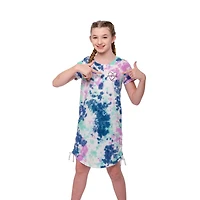 Robe mi-longue Justice Love pour fille
