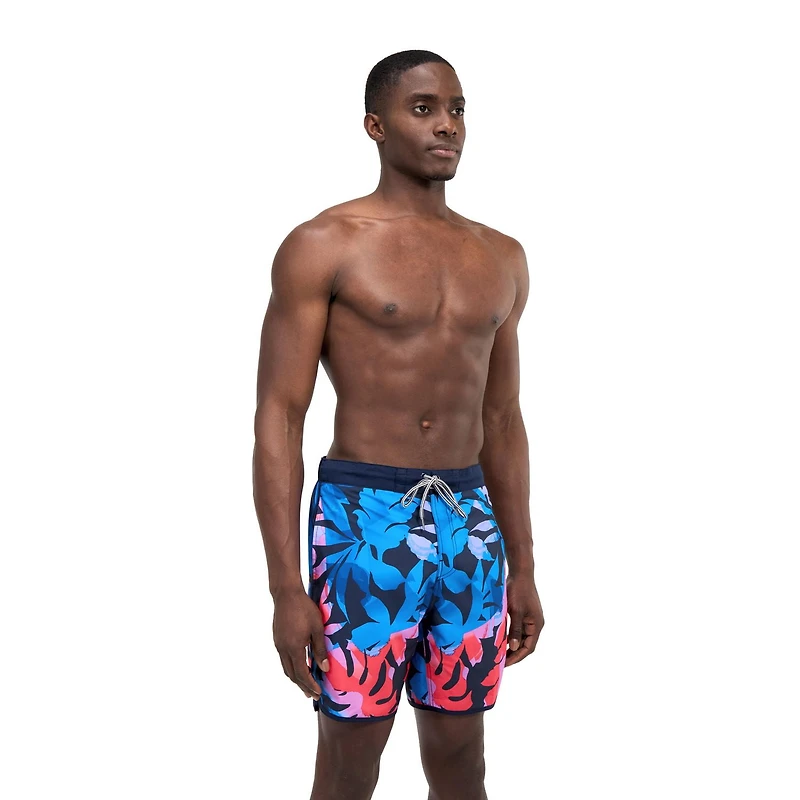 Short de planche 18 po imprimé « Stencil Blend » Speedo pour hommes Tailles P-2XL