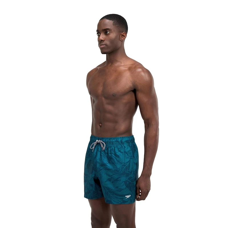 Short de volley 16 po avec imprimé floral vestige Speedo pour hommes Tailles P-2XL