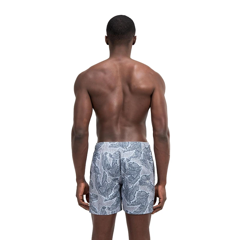 Speedo Men's Broad Leaf Floral Printed Volley 16"