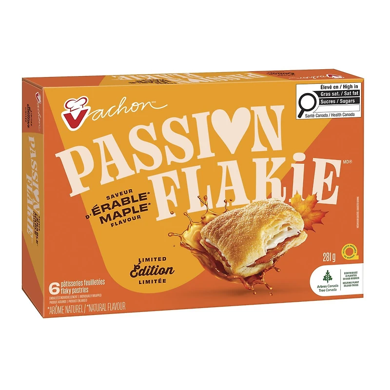 Pâtisseries feuilletées Passion Flakieᴹᴰ à l’érable de Vachonᴹᴰ