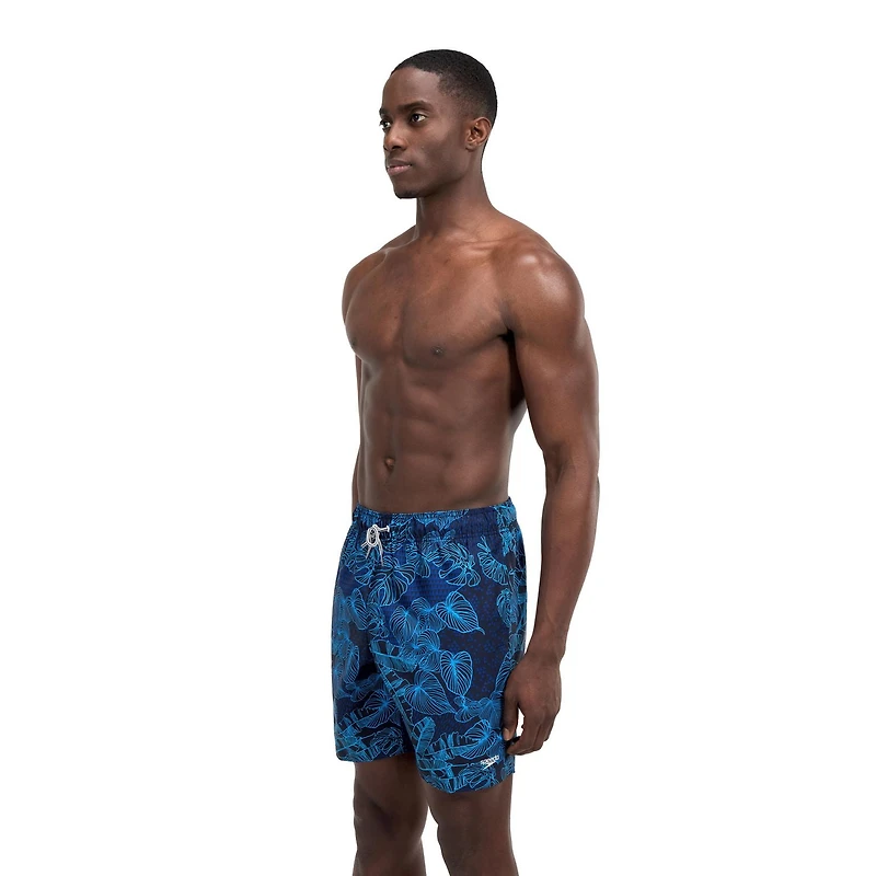 Speedo Men's "Palm Overflow" Printed  Volley 16"
