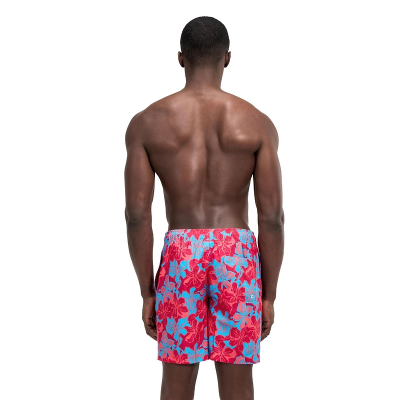 Speedo Men's "Tri Breeze Floral" Printed Volley 18"
