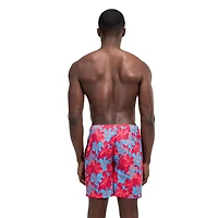 Speedo Men's "Tri Breeze Floral" Printed Volley 18"