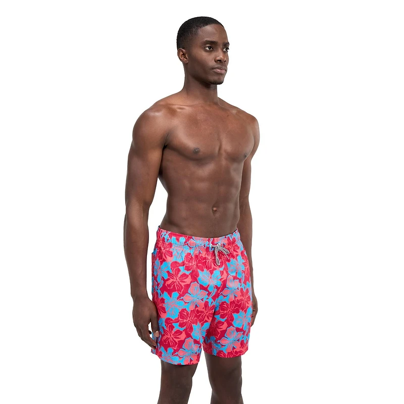 Speedo Men's "Tri Breeze Floral" Printed Volley 18"